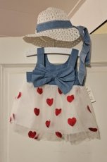 Jeans met Hartjes jurk