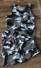 Zomer setje Army blue